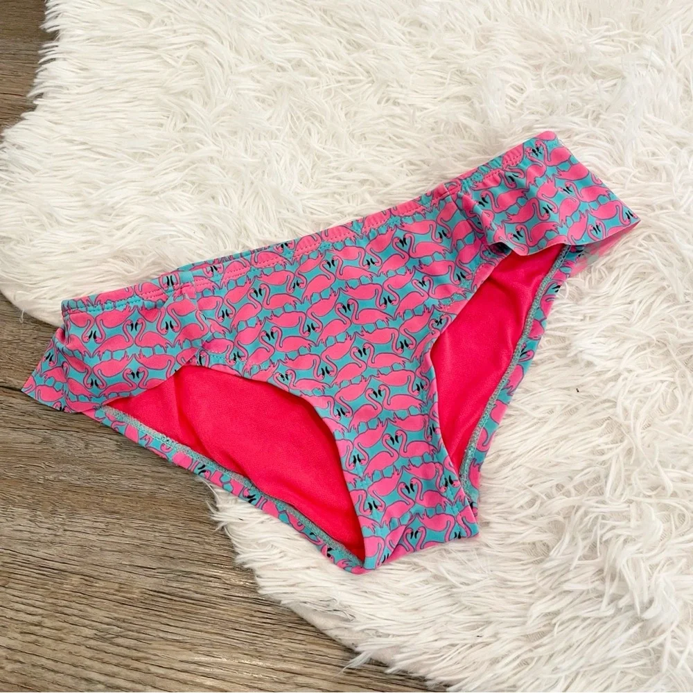 Urban Sea Bikini Bottom Flamingo Ruffle Small Swim